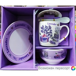 Набор керамической посуды в подарочной упаковке (5 пр.) арт. 770417