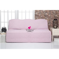 Чехол на трехместный диван без подлокотников розовый 207, Характеристики