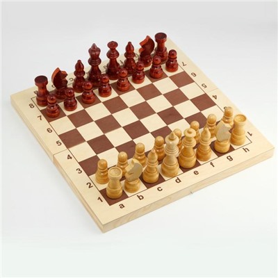 Шахматы гроссмейстерские, пешка 5.6 см, d=3.4 см, король 11.3 см, d=4 см, доска 43 х 43 см
