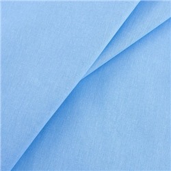 Бязь гладкокрашеная 120гр/м2 220 см цвет голубой