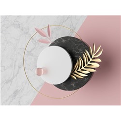 3D Фотообои «Объемные мраморные круги»