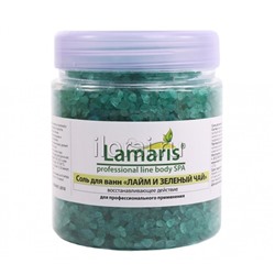 Соль для принятия ванн «Лайм и зелёный чай» 660 мл Lamaris