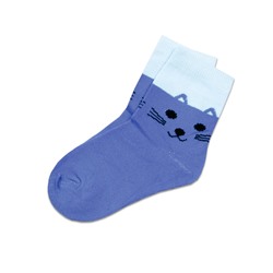 Голубые носки для девочки 37601-ПЧ19