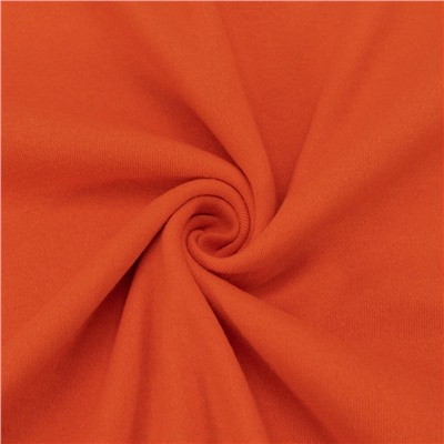 Ткань на отрез интерлок цвет оранжевый