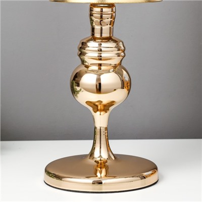 Настольная лампа "Жардин" Е27 40Вт золото 15х47 см