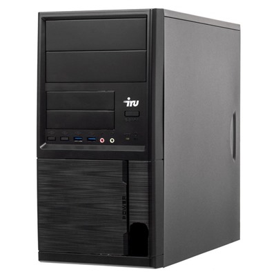 Компьютер IRU Office 110 MT,Cel J3355,4Gb,500Gb,HDG500,Win 10 Home,черный