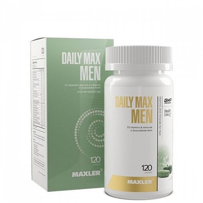 Maxler Витаминно-минеральный комплекс для мужчин Daily Max Men 120 таб.