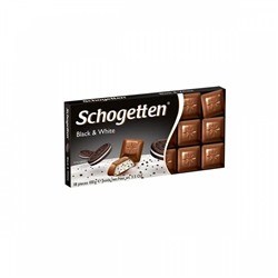 Молочный шоколад Schogetten  Black & White Chocolate                                                          (100 грамм) (Германия                  ) арт. 816692