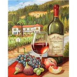 Картина по номерам 40х50 - Вилла с виноградником