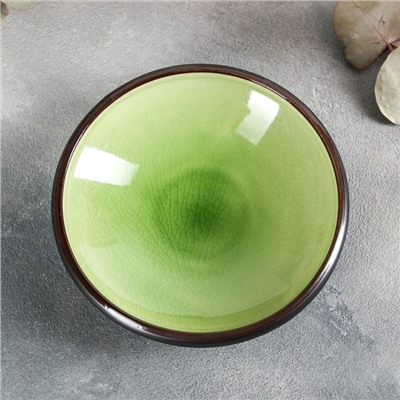 Салатник «Таллула», 16×4 см, цвет зелёный