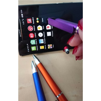 Ручка 3 в 1 подставка для смартфона и стилус