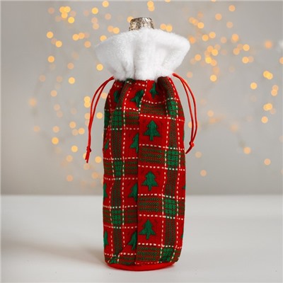Чехол на бутылку "Дед Мороз с подарками"   DX12-8575-4