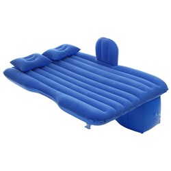 Матрас надувной в автомобиль 130 х 84 х 35 см, цвет синий