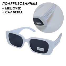 Солнцезащитные женские очки поляризованные белые