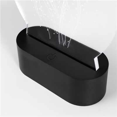 Светильник сенсорный "Медуза" LED USB (90см) от батареек 3xАА черный 13,5х5,5х21 см