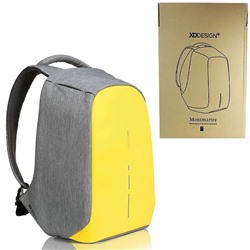 Рюкзак молодежный с USB портом желтый