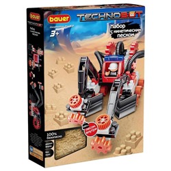 Конструктор Technobot, цвет: красный, белый, серый, с кинетическим песком