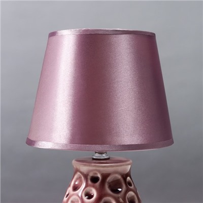 Настольная лампа 16797/1PR E14 40Вт фиолетовый 17x17x26 см