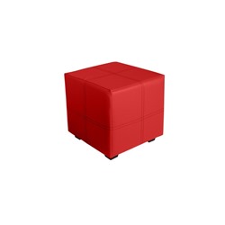 Пуф квадратный Марио 400х400х380 Красный
