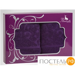 42850509-F14 Набор из 2-х полотенец Fiona 50х90+50х90 в подарочной упаковке фиолетовый