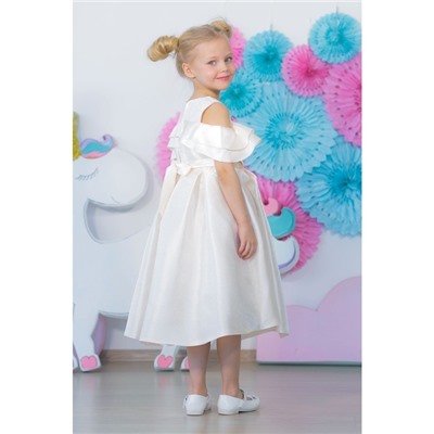 Платье нарядное для девочки MINAKU «Габриелла», рост 128 см, цвет бежевый
