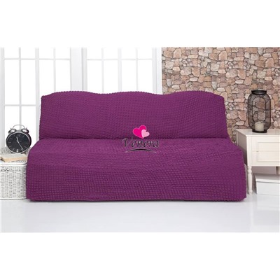Чехол на трехместный диван без подлокотников фиолетовый 225, Характеристики