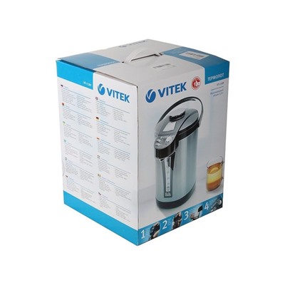 Термопот Vitek VT-1189 BK, 750 Вт, 3.8 л, ненагревающийся корпус, черный