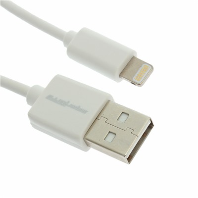 Кабель Smarterra, Lightning - USB, 2.1 А, 1 м, белый