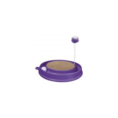 Когтеточка Play-n-Scratch круглая, фиолетовая Hagen  51094АГ