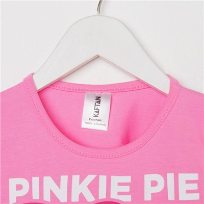Футболка детская "Pinkie Pie", Мой маленький пони, рост 98-104, розовый
