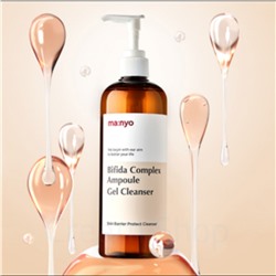 Ma:nyo Нежный очищающий гель для чувствительной кожи BIFIDA COMPLEX AMPOULE GEL CLEANSER 400мл