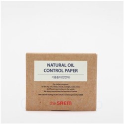 The Saem Салфетки косметические матирующие Natural Oil Control Paper 50шт