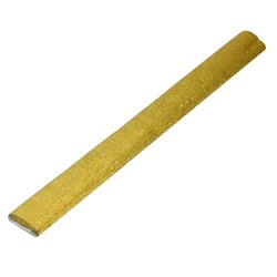 Бумага крепированная 50 х 150 см, плотность - 60 г/м, в рулоне, золотой