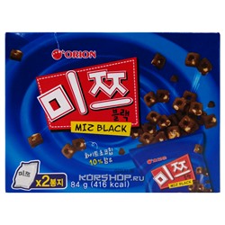 Шоколадное печенье мини Miz Orion, Корея, 84 г