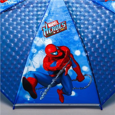 Зонт детский "Marvel Heroes", Человек-паук, 8 спиц d=87см