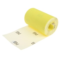 Бумага наждачная ABRAforce 500024546, желтая, в рулоне, 115 мм х 5 м, P60