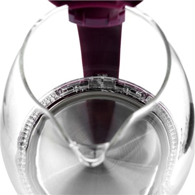 Чайник электрический Sakura SA-2715V, стекло, 1.7 л, 2200 Вт, пурпурный