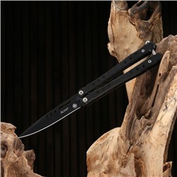 Нож-бабочка "Аскет" сталь - 420, рукоять - сталь, 20 см