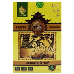 Зеленый чай с жасмином Shennun, Китай, 100 г Акция