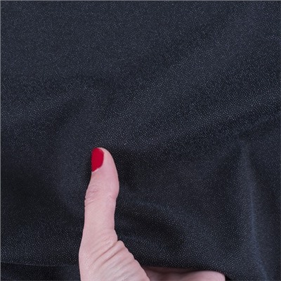 Ткань на отрез дублерин 150 см 50 гр/м2 цвет черный