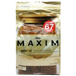 Натуральный растворимый кофе Gold Maxim AGF, Япония, 135 г Акция