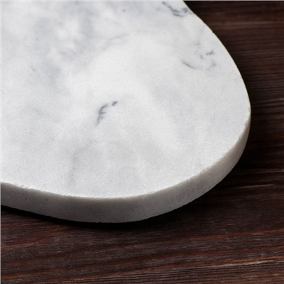Блюдо для подачи Magistro Marble, 31,5×16 см, из мрамора