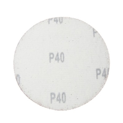 Круг абразивный шлифовальный под "липучку" ТУНДРА, 115 мм, Р40, 10 шт.