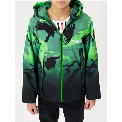 Куртка демисезонная для мальчика зелёного цвета, рост 152