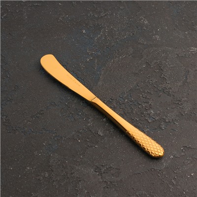 Нож для масла «Юлия Высоцкая», h=23,5 см, цвет золотой
