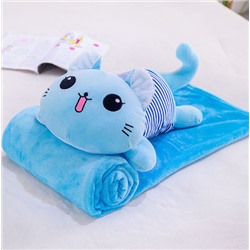 Плюшевое одеяло-игрушка "Котик" ЕН 146