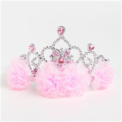 Корона "Королева", цвет розовый