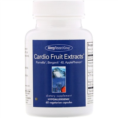 Allergy Research Group, Cardio Fruit Extracts, 60 Vegetarian Capsules
