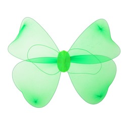 Карнавальные крылья «Фея», для детей, цвет зелёный