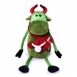 Мягкая игрушка «Корова Каролина в вязаном шарфе», 27 см